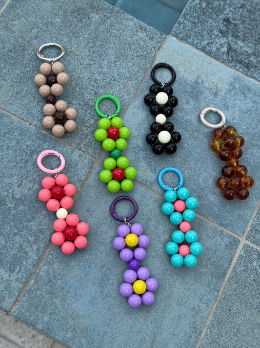 Handbag Key Holder / Flower