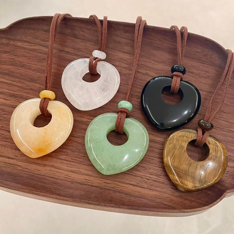 Suede Pendant Necklace