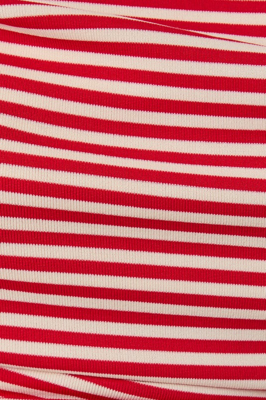 Stripe Off Shoulder Top
