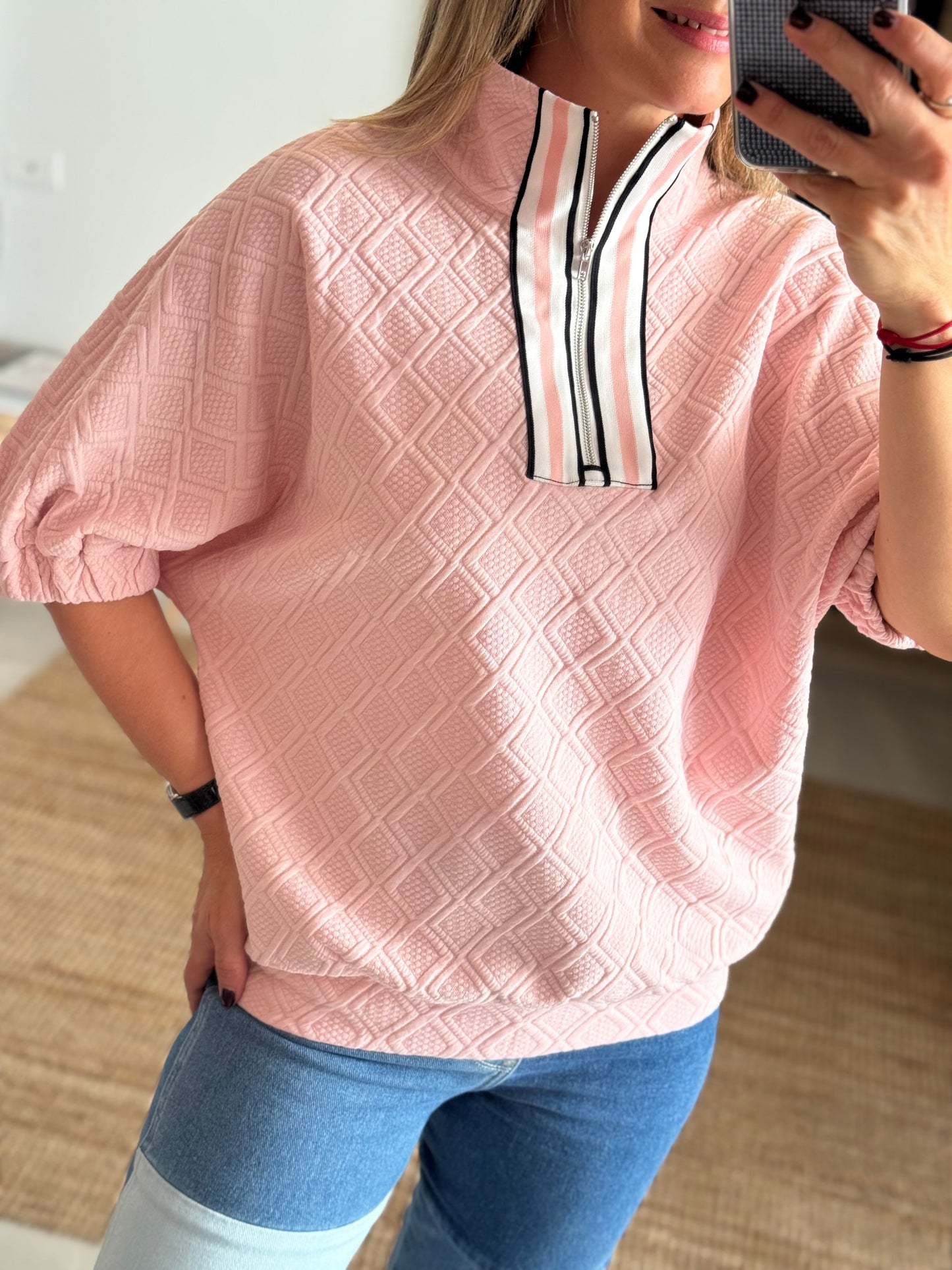 Short Sleeve Sweater Top