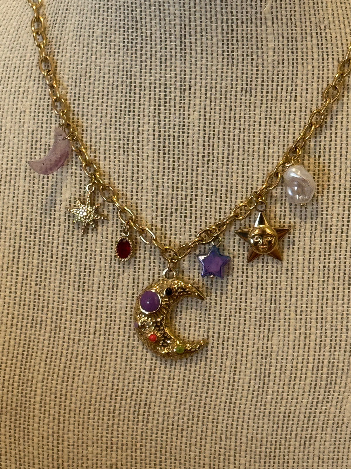 Half Moon Multi Necklace