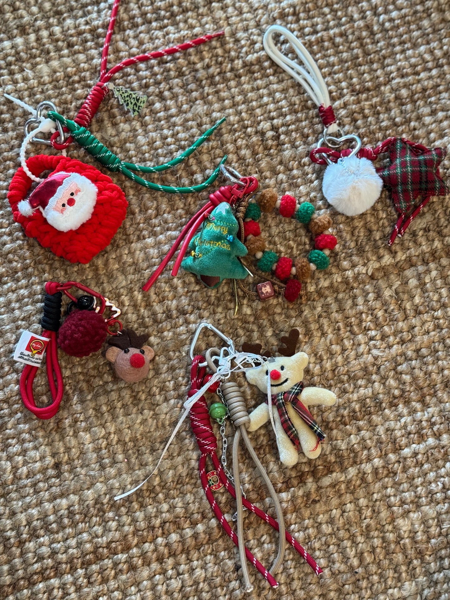 Handbag Key Holder / Christmas Charms