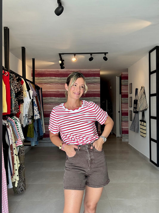 Stripes T Shirt Top