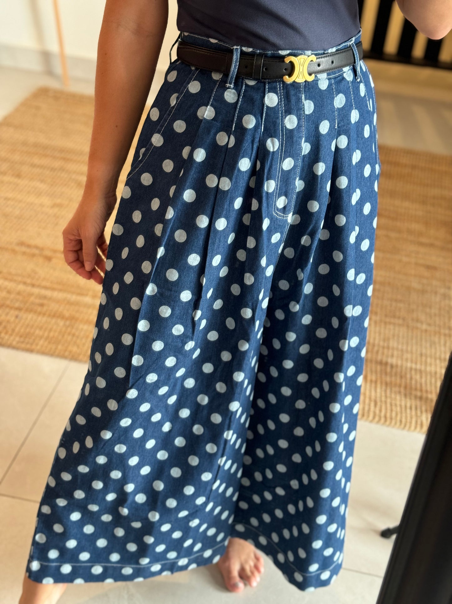 Polka Dot Culotte Pant