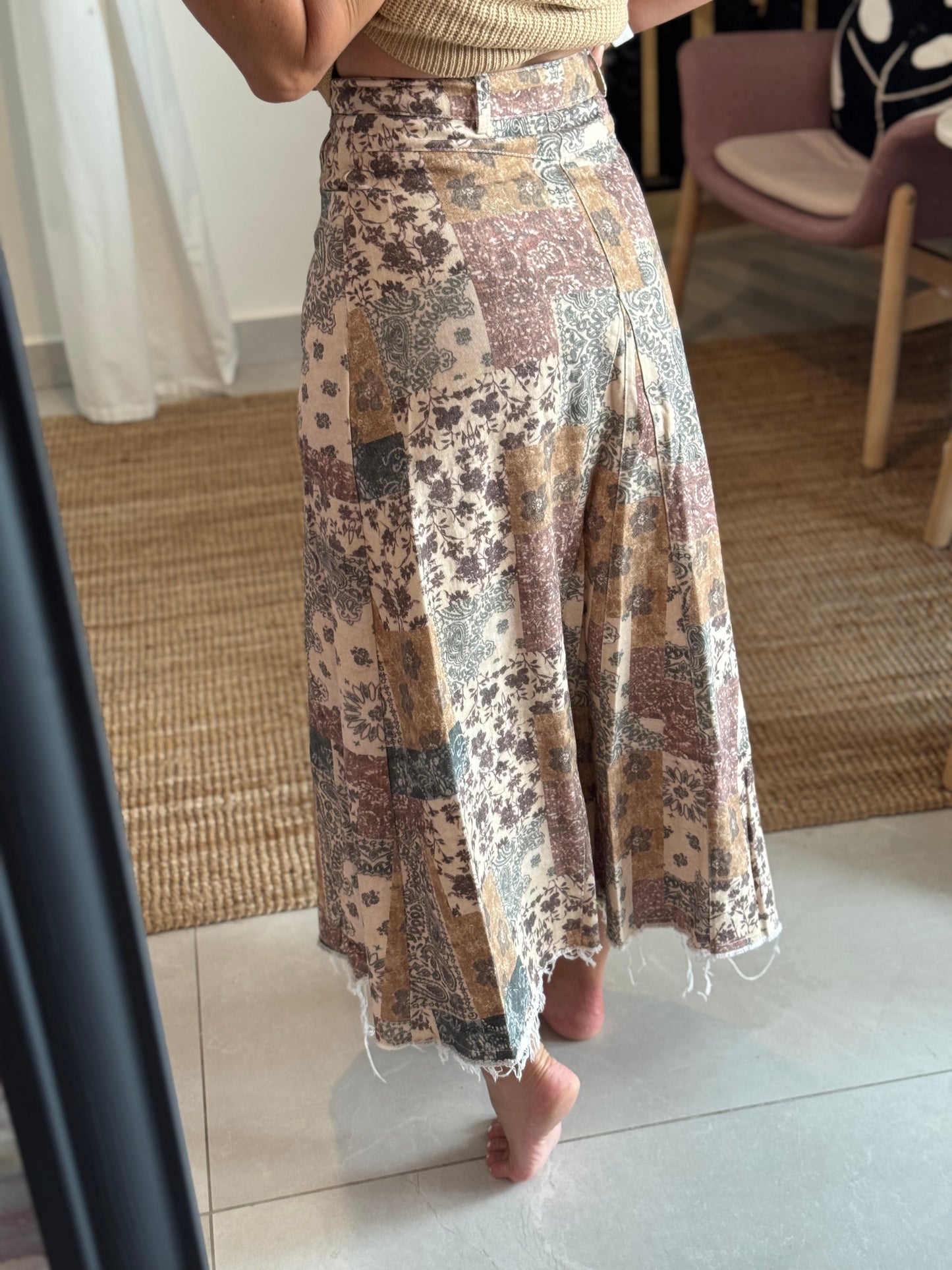 Multi Fall Color Skirt