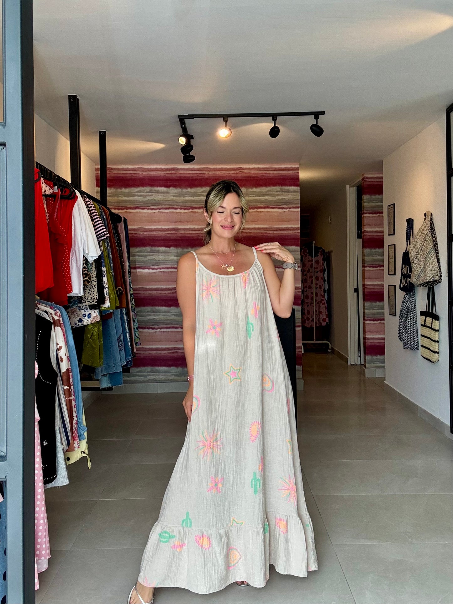 Neon Cover Up Dress