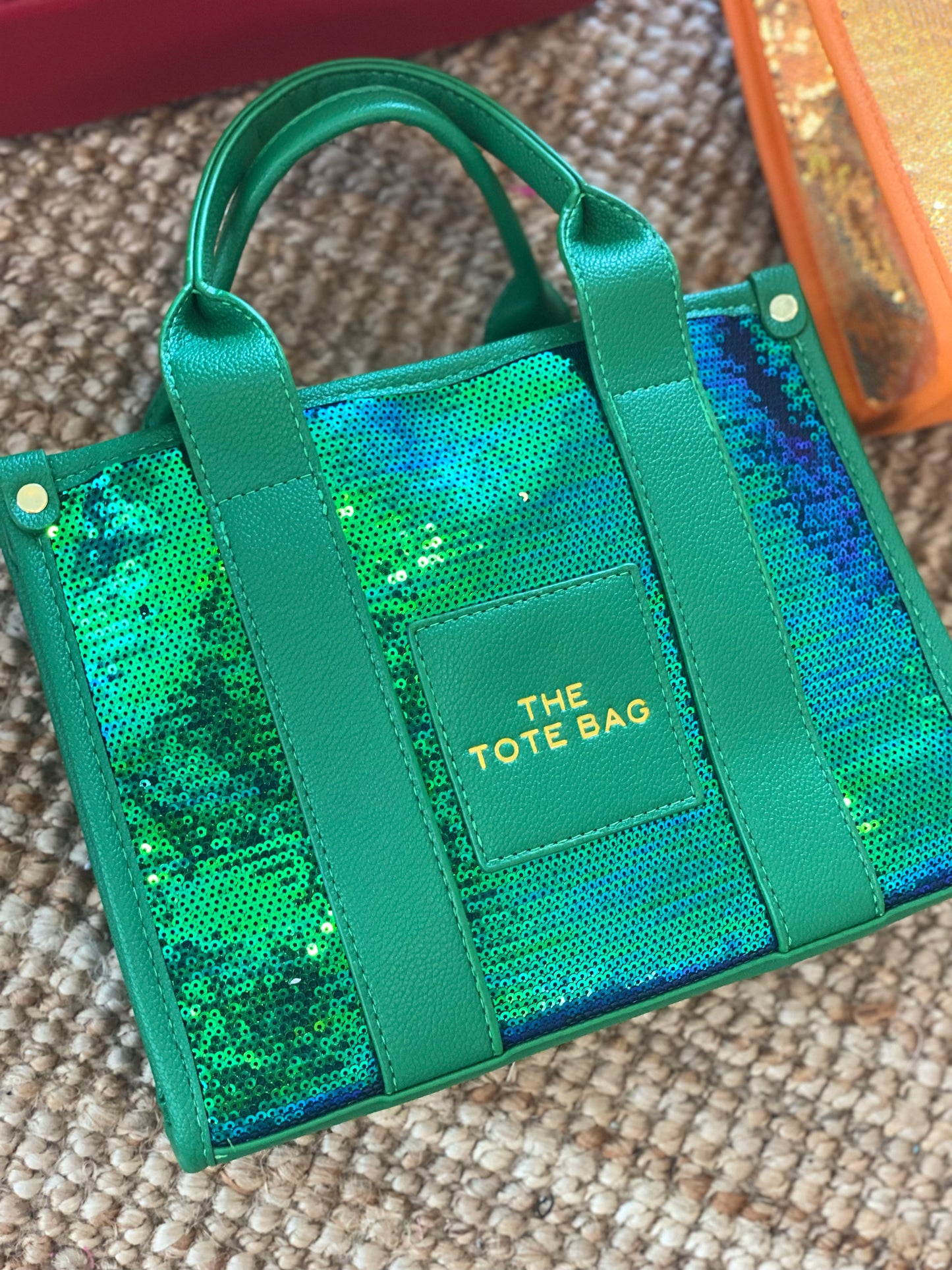 Sequins Tote Handbag