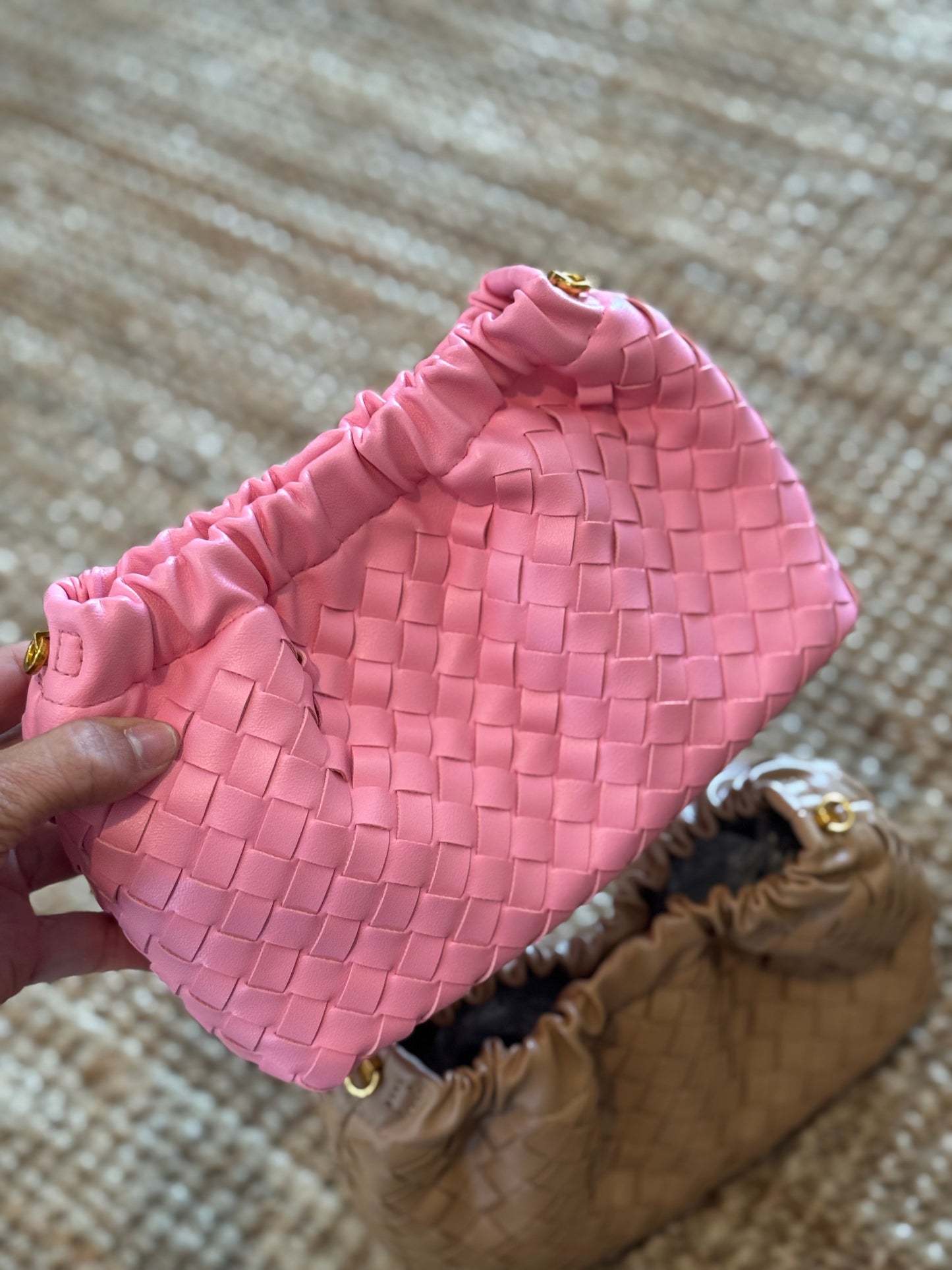 Leather Dumpling Bag