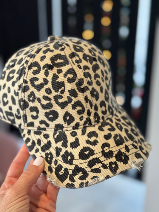 Animal Print Cap