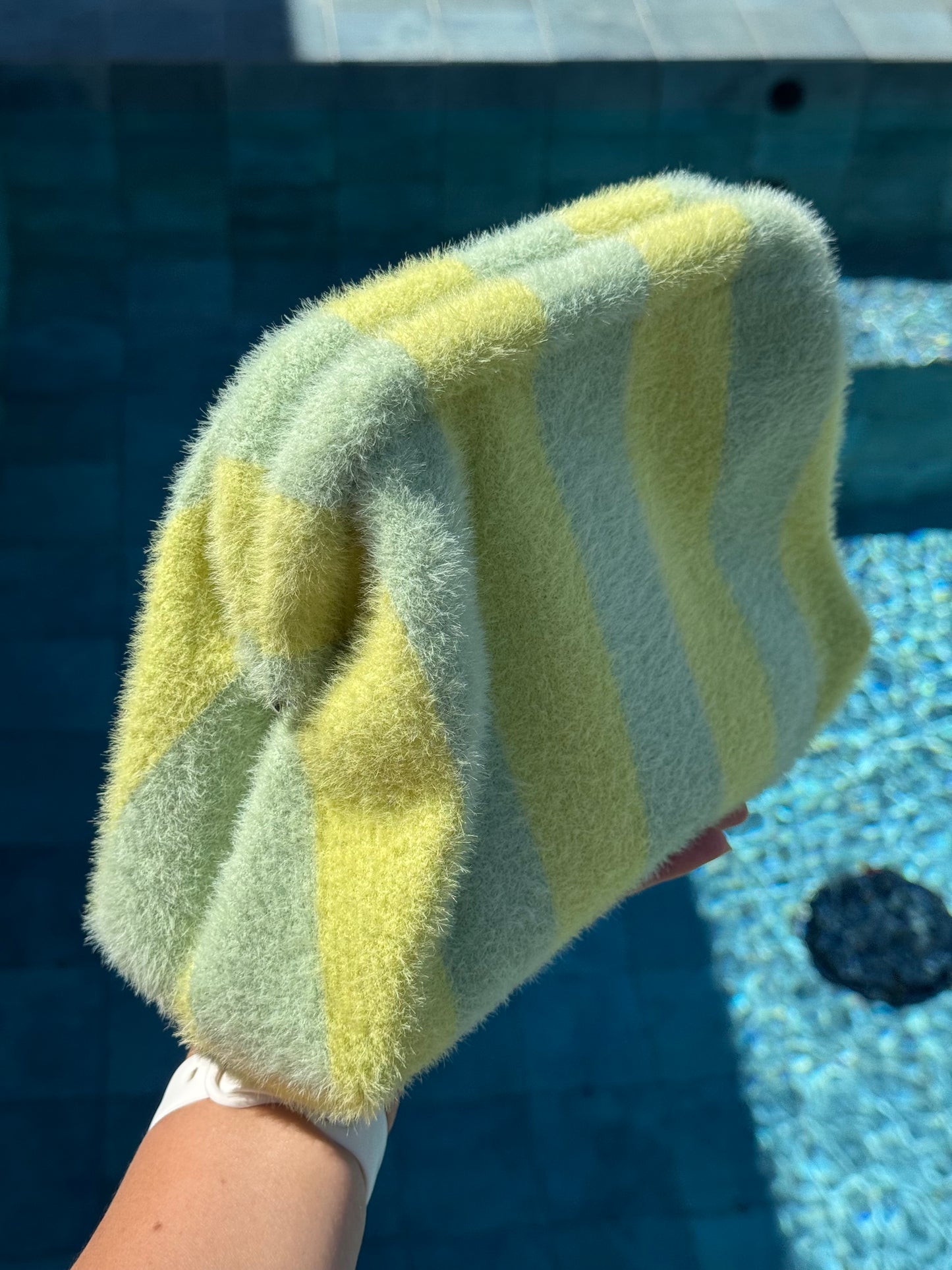 Fabric Textured Clutch