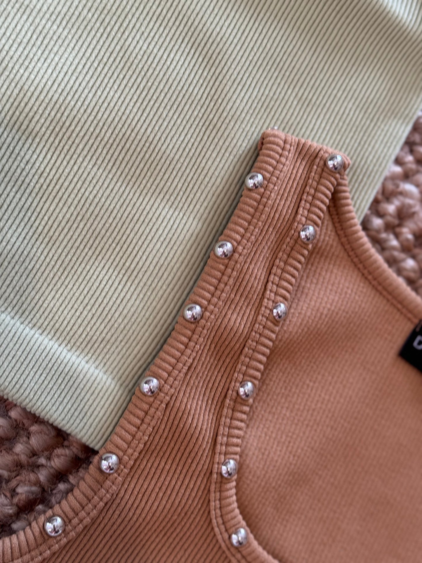 Studded Basic Top