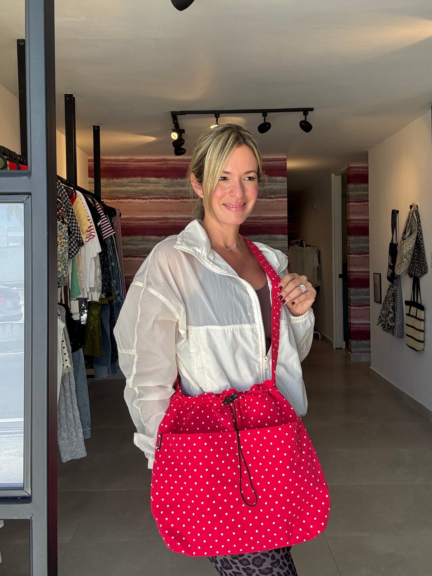 Polka Dot Sport Bag
