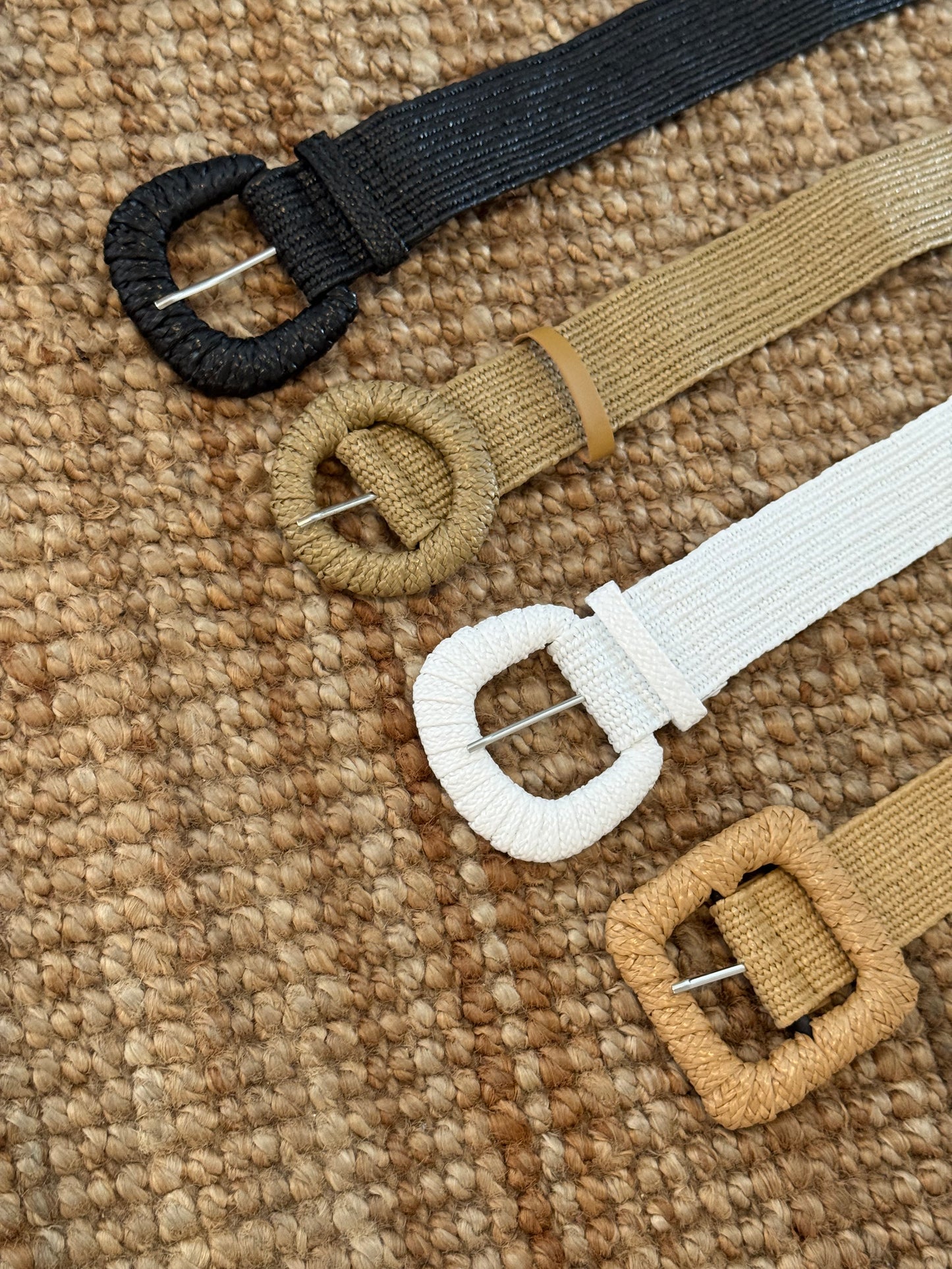 Raffia Belts
