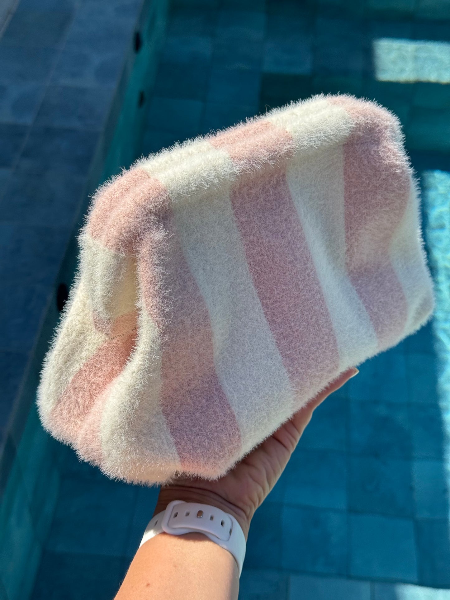 Fabric Textured Clutch