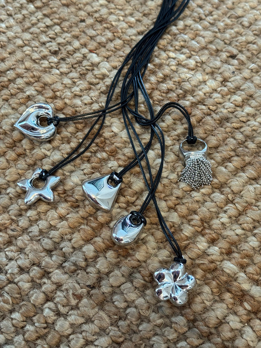Cord Pendant Necklace