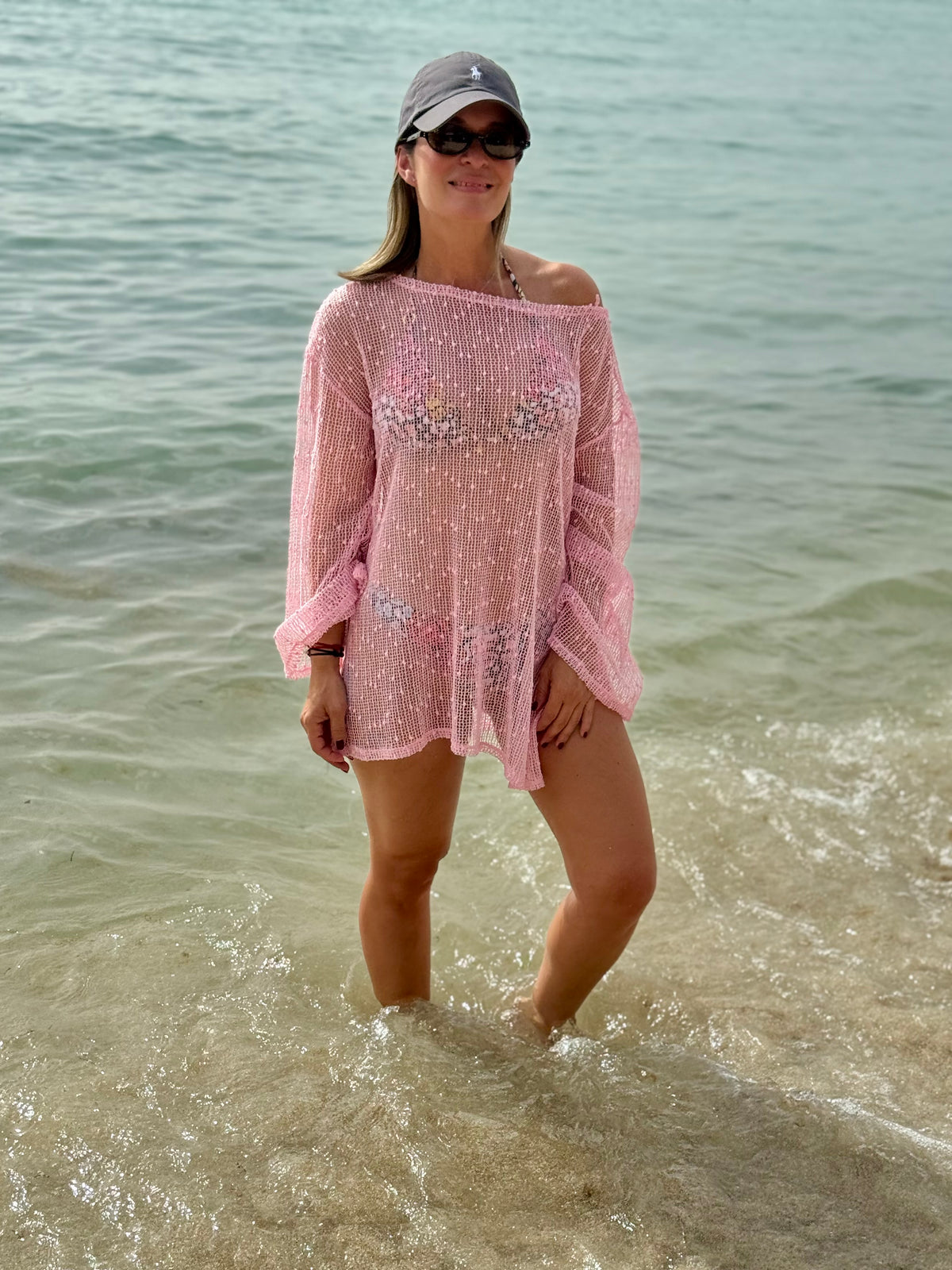 Shimmery Pink Cover Up