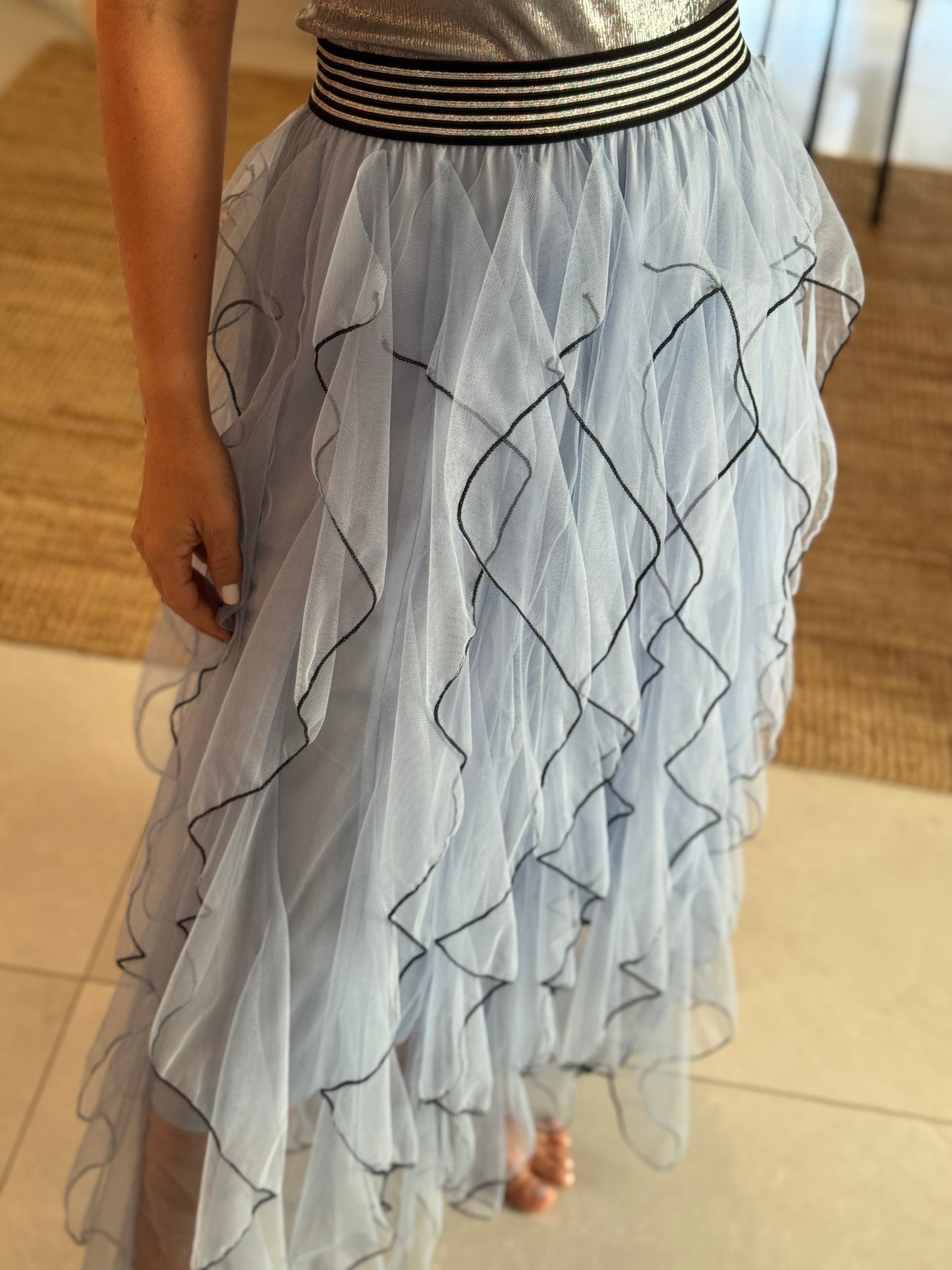 Tulle Blue Skirt