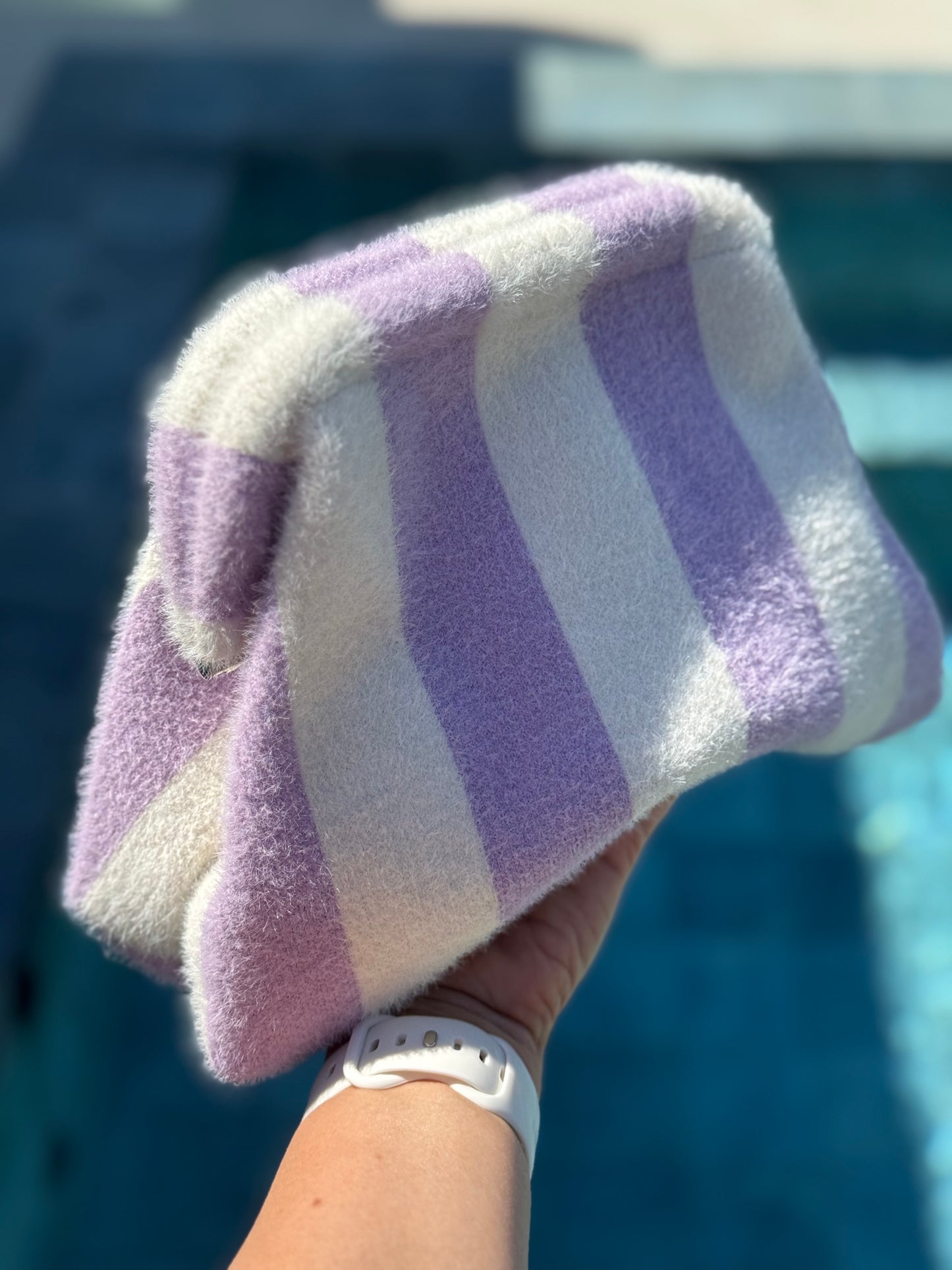 Fabric Textured Clutch