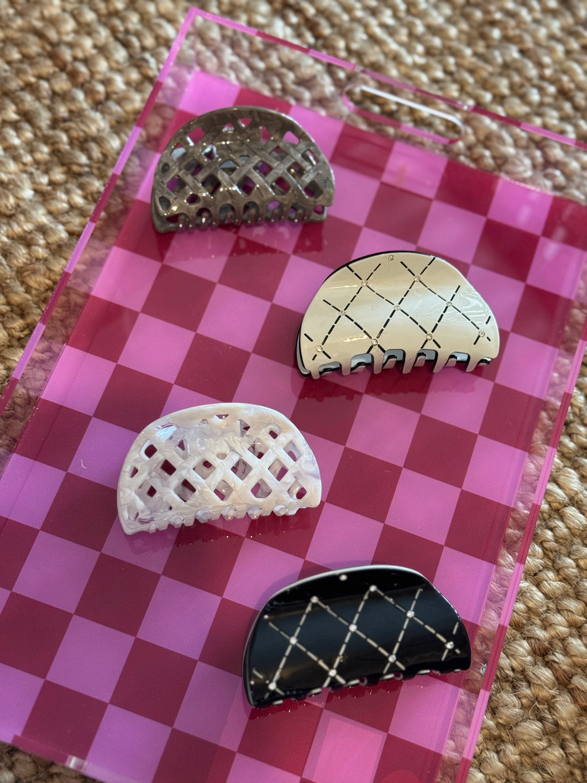 Marble Style Claw Clips