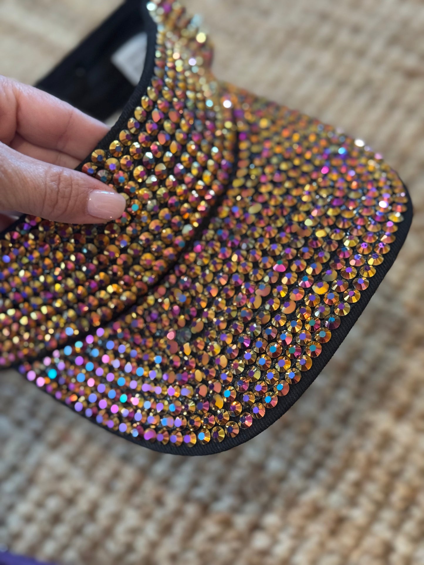 Rhinestones Visor