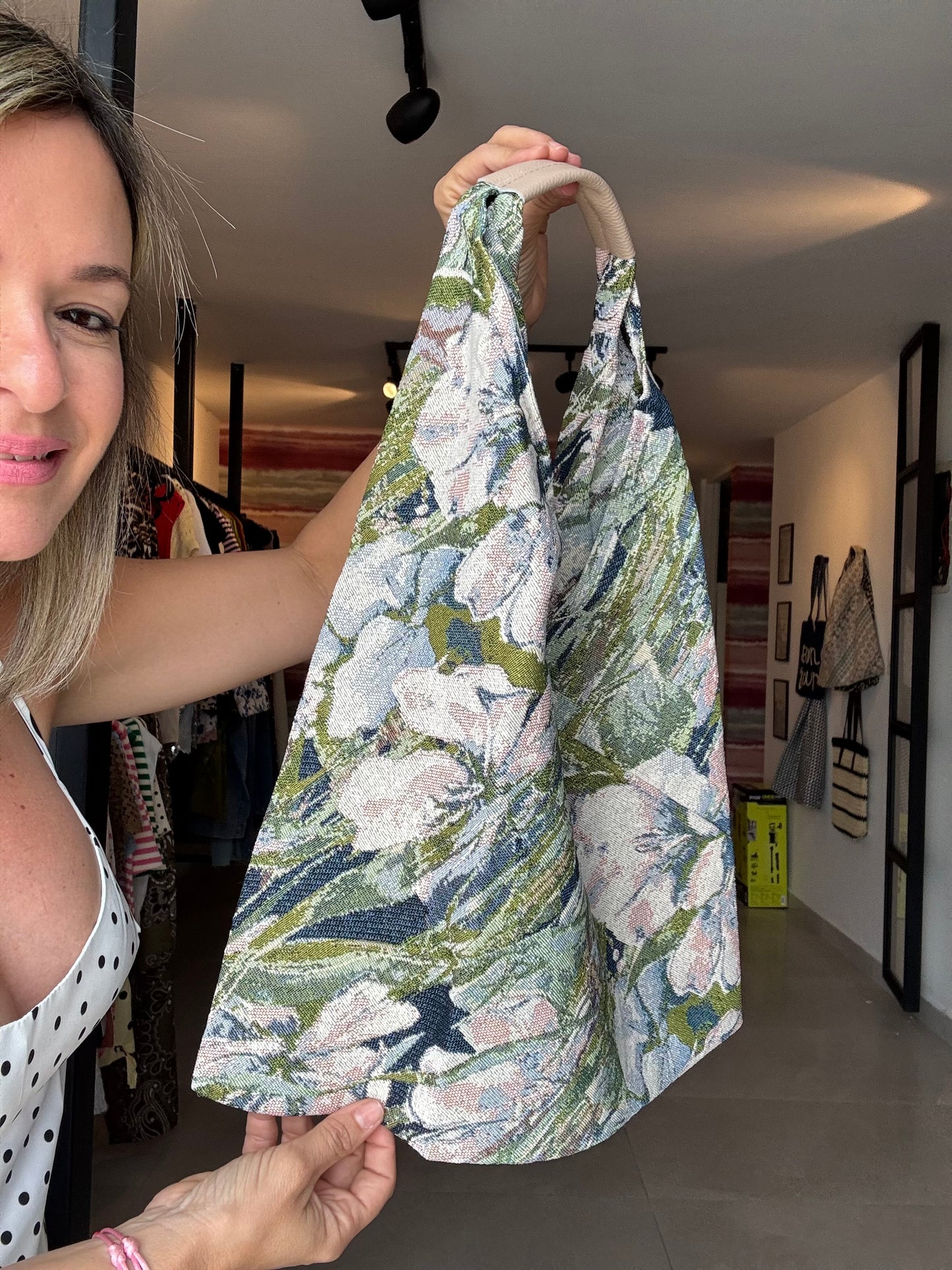 Fabric Hobo Bag